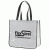 Best Laminated Promotional Polypro Tote Bags - 16" Laminated Tote Retailer - Gray