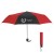 Telescopic Budget Custom Promotional Umbrella-42 Inch - Red with Black