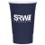 Navy Blue 16 oz Plastic Stadium Cups in Bulk | Promotional Plastic Cups Wholesale | Sports Giveaways