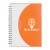 Orange Promotional Spiral Notebook Custom Logo