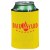 Yellow Collapsible Insulator With Logo | Customized Drink Insulator Koozie