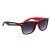 Two-Tone Malibu Sunglasses- Black and Red 