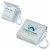 Printed Carabiner Handy Pack Sanitizing Wipes - Clear