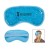 Light Blue Promotional Plush Gel Eye Mask with Strap | Wholesale Gel Bead Eye Masks | Custom Gel Packs | Logo Imprinted Eye Mask