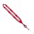 ¾” Wholesale Lanyards with Retractable Badge Reels | Promo Lanyards with Free Shipping - Red