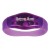 olorful promotional flashlight wristband with button cell batteries and on/off push button - Purple/Purple