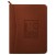 Custom Pedova Zippered Padfolio - Terracotta