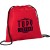 Inexpensive Custom Drawstring Backpacks | Evergreen Non-Woven Drawstring Backpack | Bulk Plain Drawstring Backpacks - Red