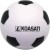 Soccer Ball Squeezies Stress Reliever with Imprint - White