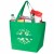 Custom Recycled Grocery Bags - Non-Woven Budget Shopper Tote - Kelly Green