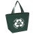 Custom Recycled Grocery Bags - Non-Woven Budget Shopper Tote - Forest Green