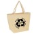 Custom Recycled Grocery Bags - Non-Woven Budget Shopper Tote - Natural