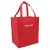 Red Custom Medium Tote Bags | Cheap Recycled Tote Bag | Inexpensive Recycled Tote Bags in Bulk | Cheap Non-Woven Bags