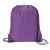 Wholesale Nylon Drawcord Bags | Colorful Nylon Promotional Sport Pack | Custom Nylon Drawstring Backpacks - Purple