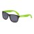 Classic Sunglasses with Logo Neon Green