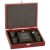 To My Husband Black Flask Gift Set with Color Imprint