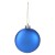 Custom Logo Imprinted Shatterproof Flat Round Ornaments in Bulk - Blue