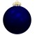 Full Color Logo Round Shatterproof Ornament - Blue