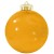 Full Color Logo Round Shatterproof Ornament - Crystal Gold