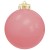 Full Color Logo Round Shatterproof Ornament - Pink