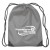 Custom Drawstring Gym Bags | Drawstring Sports Pack with Reinforced Corners | Cheap Promotional Backpacks - Gray