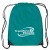 Custom Drawstring Gym Bags | Drawstring Sports Pack with Reinforced Corners | Cheap Promotional Backpacks - Teal