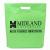 Lime Green Die Cut Handle Non-Woven Trade Show Tote | Cheap Promotional Tote Bags with Die Cut Handles