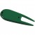 Printed Logo Plastic Divot Tool - Green