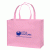 Large Non-Woven High Gloss Laminated Tote Bag - Best Custom Branded Tote Bags - Pink