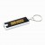 Promotional squeeze light with metal split key ring and LED bulb - Black