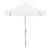 Commercial Grade Custom Logo Patio Umbrella White
