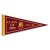 18 Inch color felt promotional flag pennant - USA made school pennants - maroon