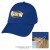 Custom Washed Cotton Mask Cap Royal Blue