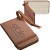 Folding Customizable Travel Tags for Promotional Giveaways - Tan