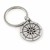 Compass Rose Key Ring Engraved | Coordinates Personalized Present Pendant