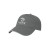 Charcoal with White Cotton Baseball Sandwich Cap Custom Logo