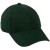 6 Panel Unstructured Cap with Embroidery Dark Green