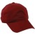 6 Panel Unstructured Cap with Embroidery Burgundy