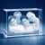 Graduation 3D Photo Engraved Crystal Keepsake - Brick