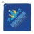 Promotional Microfiber Clip on Golf Towel  - Royal blue