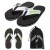 Imprinted Deluxe Flip Flop Black