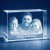 Father's Day 3D Photo Engraved Brick Crystal Keepsakes | Personalized Photo Gifts