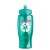 27 Oz Poly-Pure Transparent Sports Bottle - Transparent Teal with teal top