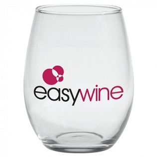 Custom Logo Imprinted Wine Glasses