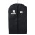 Customized Zippered Garment Bag with Imprint for Promotional Giveaways - Black