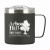 Printed Cafe-To-Go Stainless Steel Coffee Mug - Black