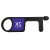 Custom Value No Touch Tool with Stylus - Purple | Company Logo Touch Tools