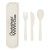 Promo Wheat Utensil Set | Custom Eco-Friendly Utensils - Natural