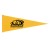 30 Inch Custom Felt Pennants Made in the USA - Best School Promotional Items - Bright Gold