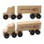 Wooden Semi Truck with Imprinted Logo